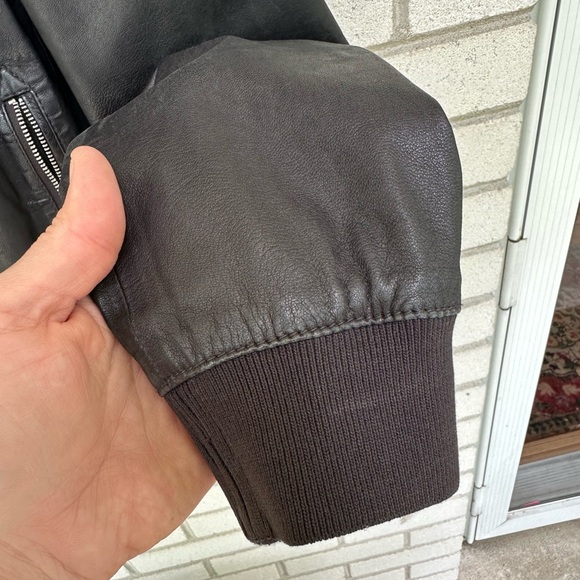 Allsaints Kino leather bomber jacket L Large All Saints - Picture 8 of 13